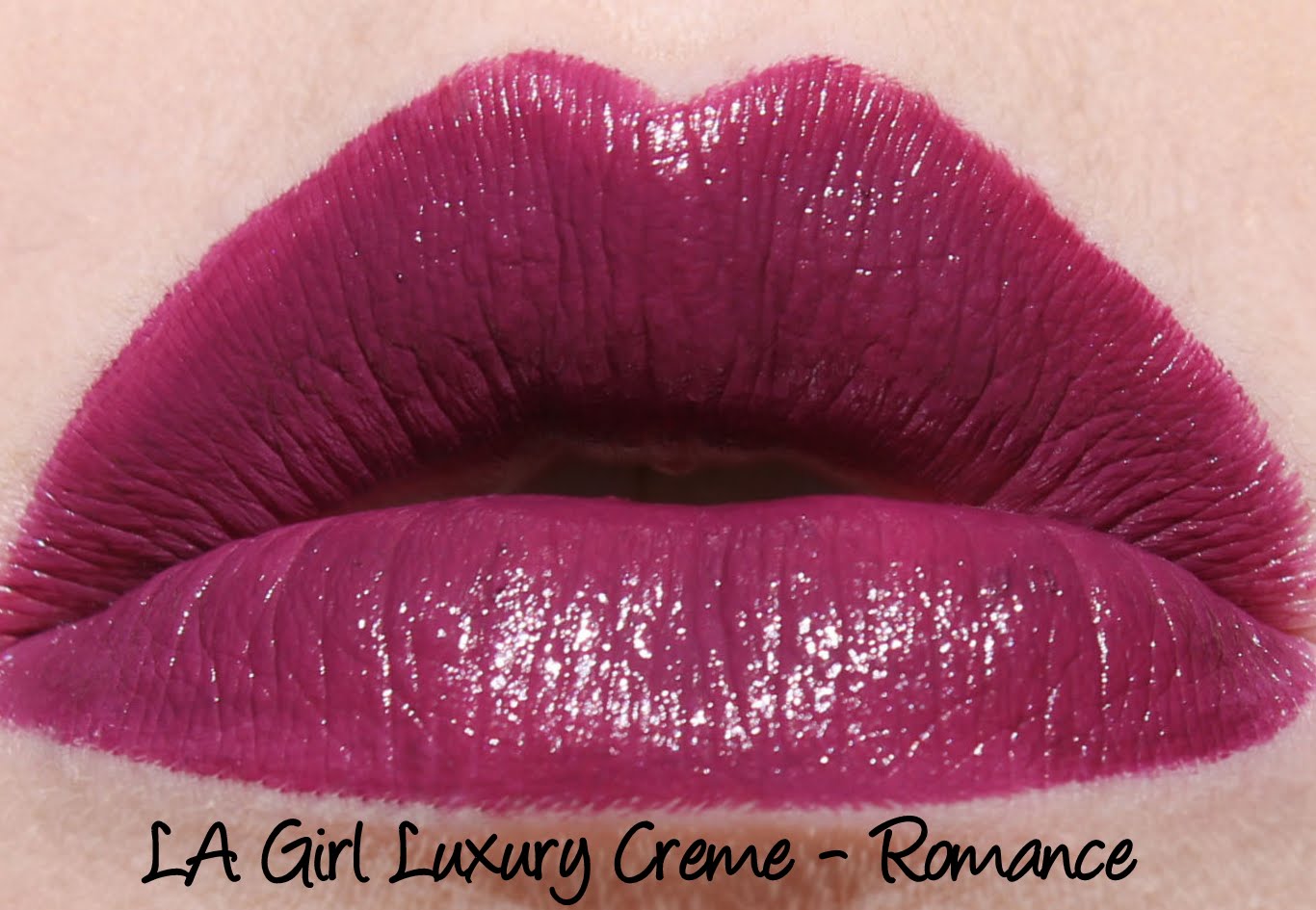 LA Girl Luxury Creme - Romance lipstick swatch