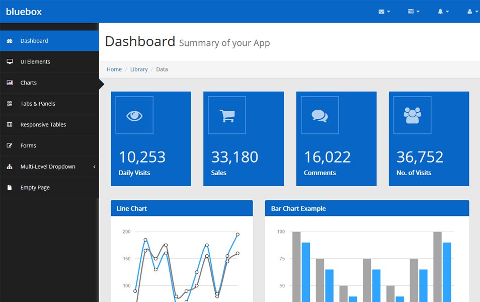 10 Best Free Bootstrap Admin Templates - UC Templates