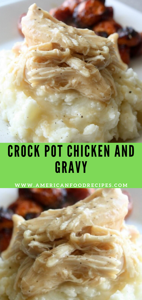 Best Recipes - Crock Pot Chicken and Gravy - Recipe By Mom