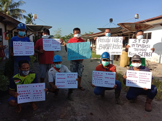 Hentikan intimidasi dan pekerjakan kembali ketua Serikat Buruh PT Sarana Prima Multi Niaga!