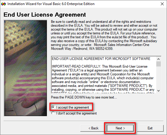 Step 3 - Install Visual Basic 6 Step 3 - Install Visual Basic 6