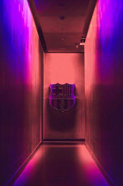 FC Barcelona Camp Corridor Logo HD Wallpaper