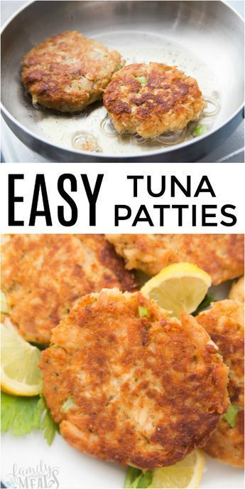 Easy Tuna Patties - vegan recipe box