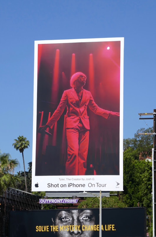 Tyler, The Creator Shot on iPhone On Tour billboard Tyler Creator Shot iPhone On Tour billboard