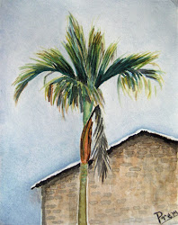 watercolor simple paintings palm tree painting paint technical prem