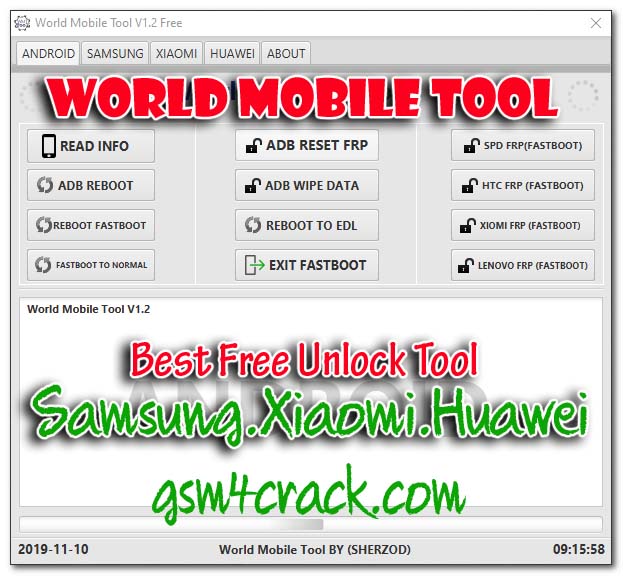 World Mobile Tool v1.2 Best Free Unlock Tool (2020) Samsung, Xiaomi,Huawei Devices World Mobile Tool v1.2 Best Free Unlock Tool (2020) Samsung, Xiaomi,Huawei Devices