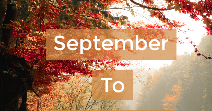 September To Remember #Giveaway Hop | September 10 - 24, 2019 | Reader ...