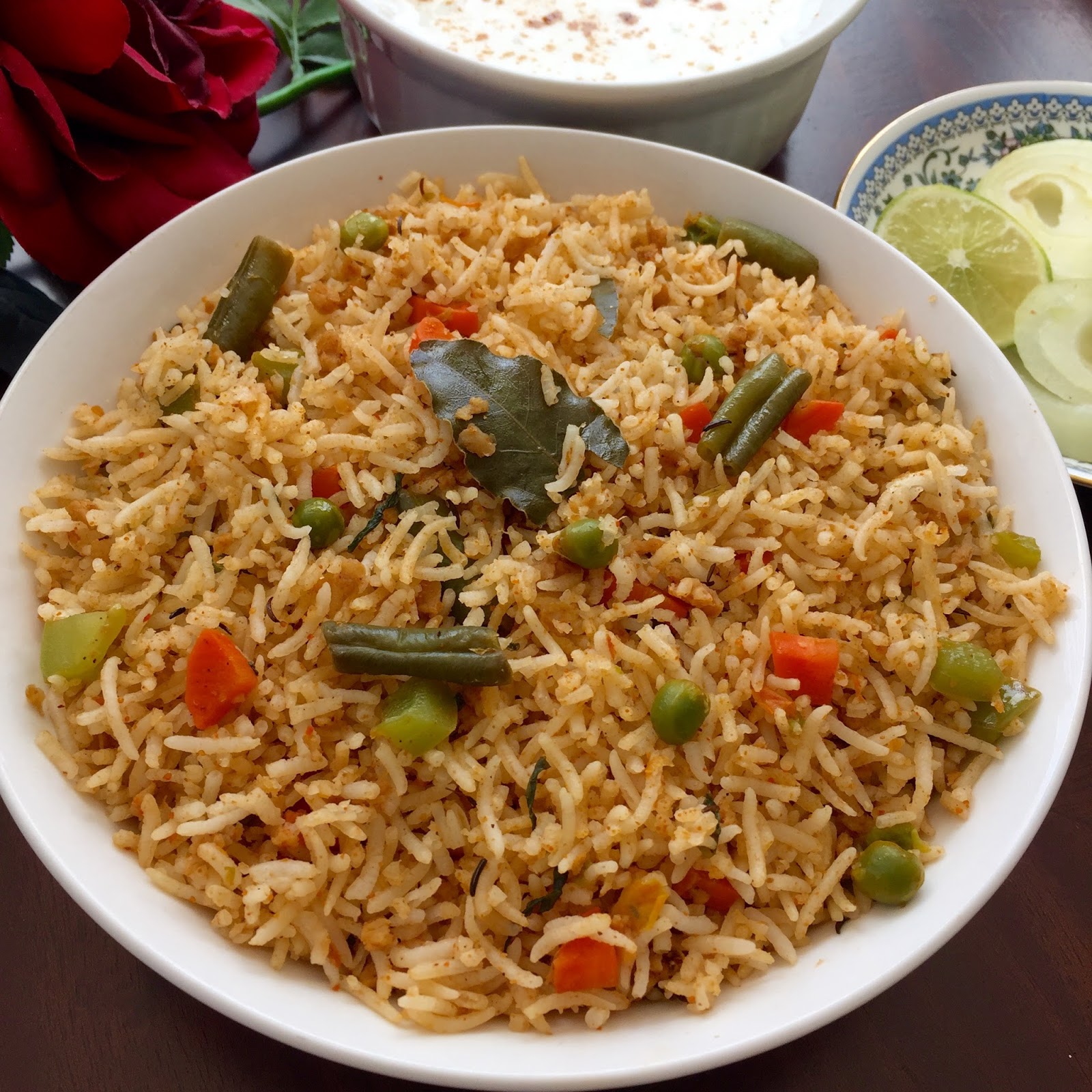 Soy Tawa Pulao Vegan, Protein rich Rice recipe For a Healthy
