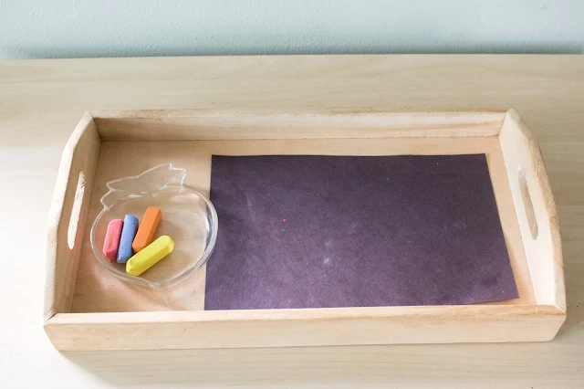 10+ Montessori Toddler Art Trays for Open-ended Creativity