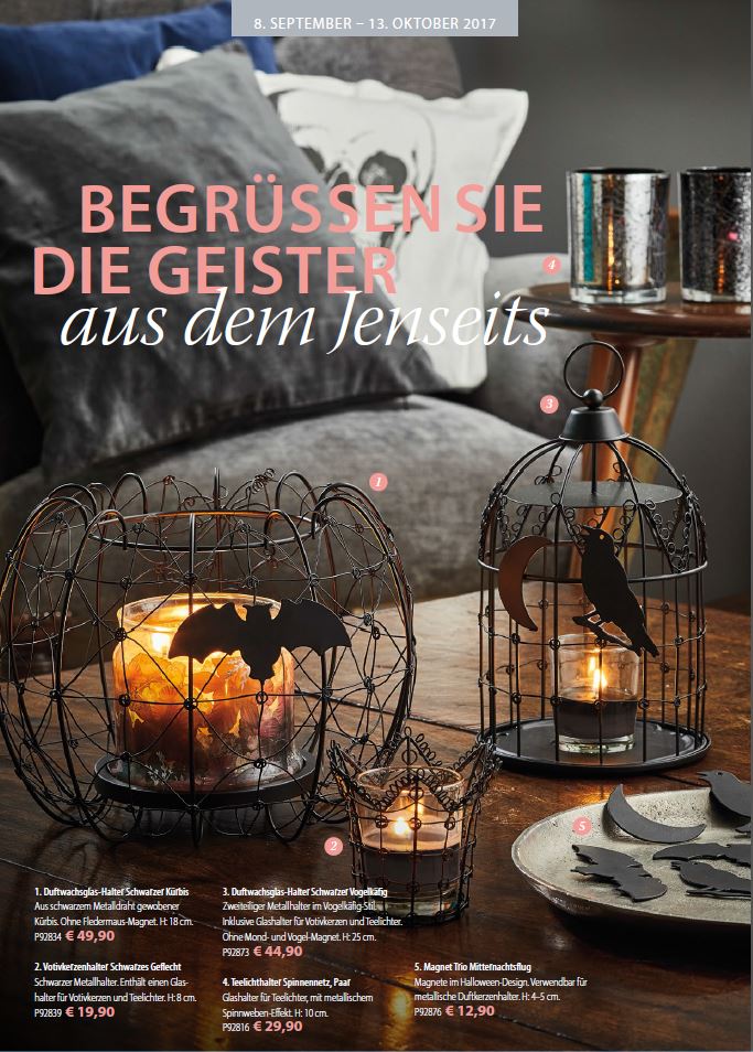 wachstraum.de PartyLite® Online Shop Partylite.de Sale / "Halloween 2017"