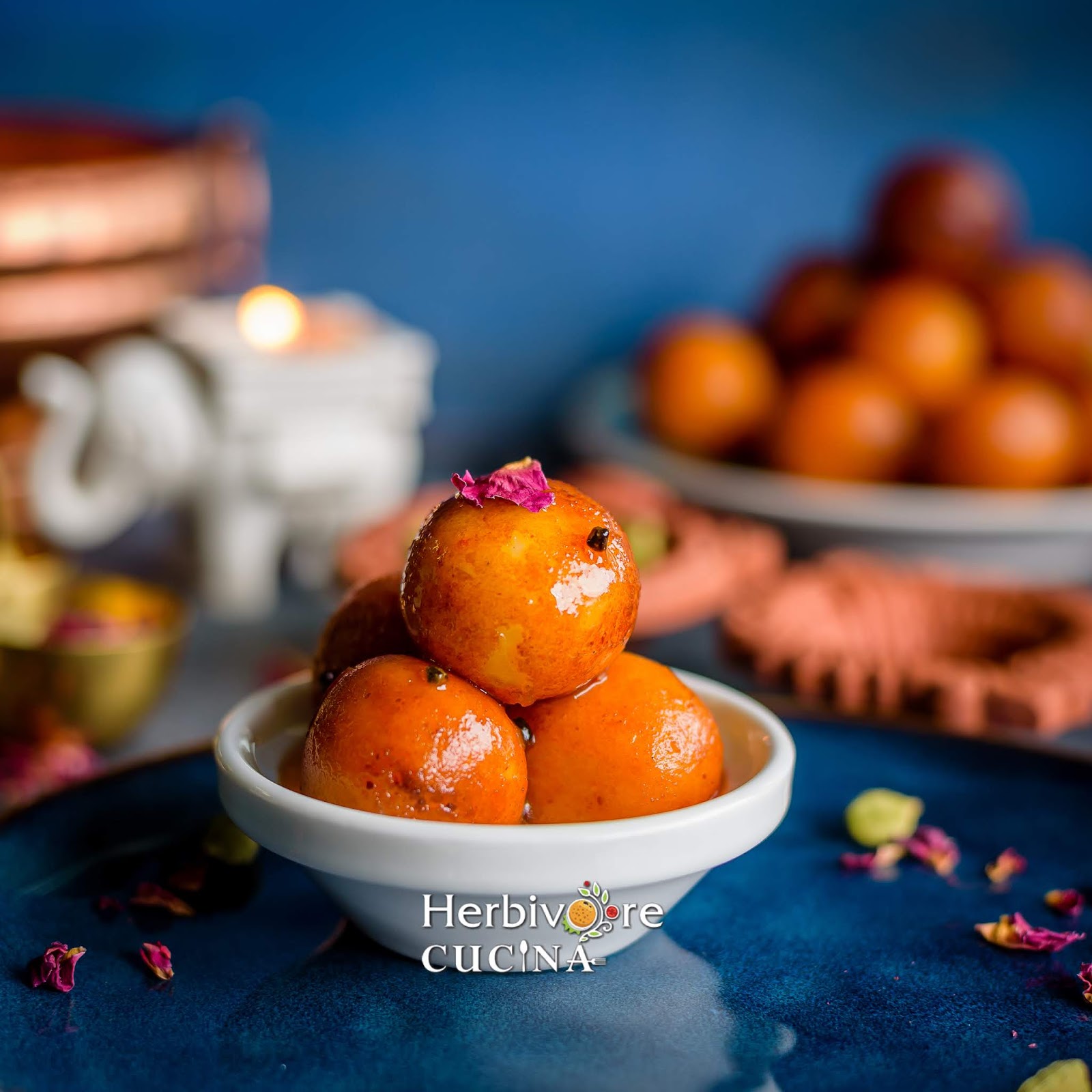 Herbivore Cucina Ricotta Cheese Gulab Jamun