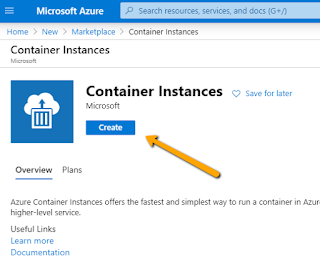 Docker container in Azure - Azure