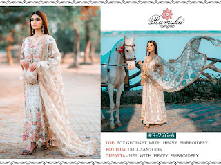 Ramsha R 276 Nx Pakistani Suits catalog wholesale Price