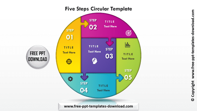 Five Steps Circular Template Download
