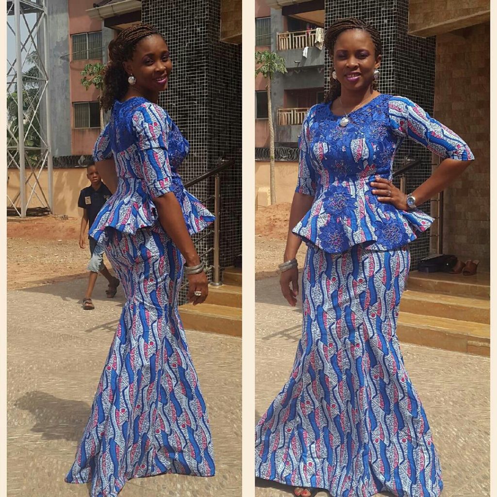 Creative Ankara Skirt And Blouse Styles For Ladies