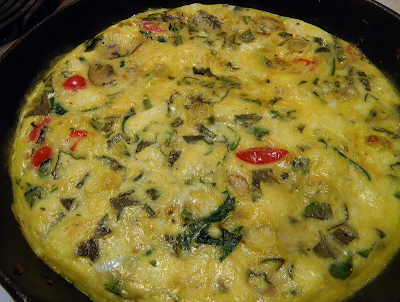 Finished Frittata in Pan