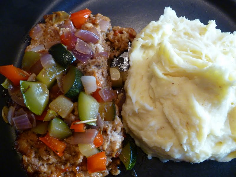 Only From Scratch: Roasted Vegetable Meatloaf