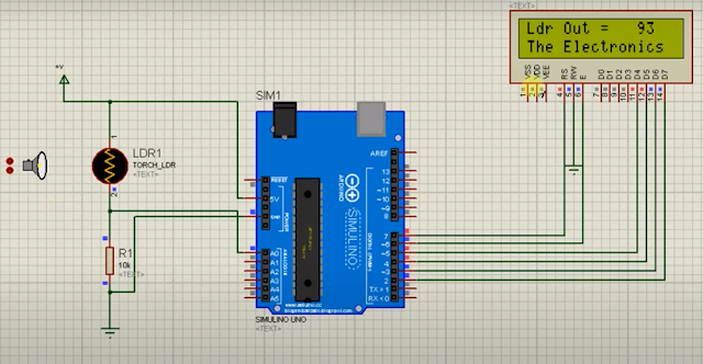 Ldr interfacing with Arduino