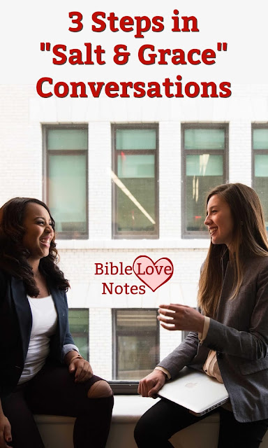 This short Bible study talks about our need to speak graciously when we share hard Gospel truths. It offers 3 steps in this process.