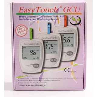 Easy Touch GCU alat cek gula darah kolesterol dan asam urat