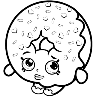 Coloring Pages Shopkins Donuts Coloring Pages Shopkins Donuts