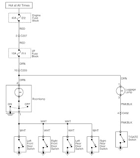 Electro help: DAEWOO MATIZ CAR - LIGHTING SYSTEMS - SCHEMATIC AND