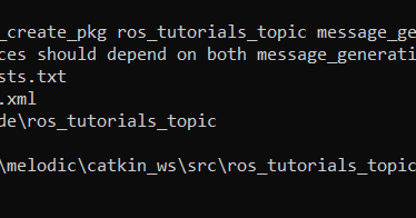 Basic ROS programming on Windows 10 - Publisher and Subscriber nodes