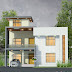 Contemporary home 1691 sq-ft front elevation