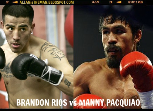 Manny Pacquiao vs Brandon Rios bout 