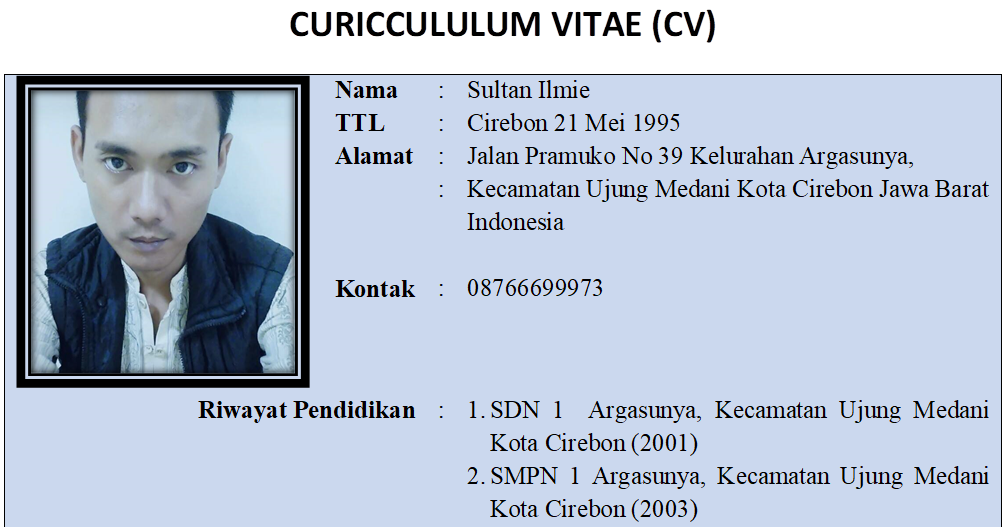 Jasa pembuatan cv bahasa inggris picture
