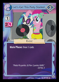 My Little Pony Let's Get This Party Started Premiere CCG Card