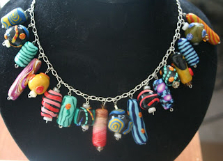 Mardi Gras (polymer clay, sterling silver) :: All the Pretty Things