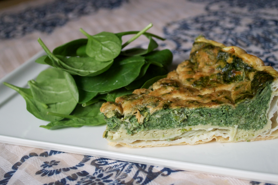 The Secrets of Living Spinach Gruyere Quiche