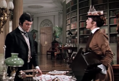 Diana Rigg and Oliver Reed in The Assassination Bureau