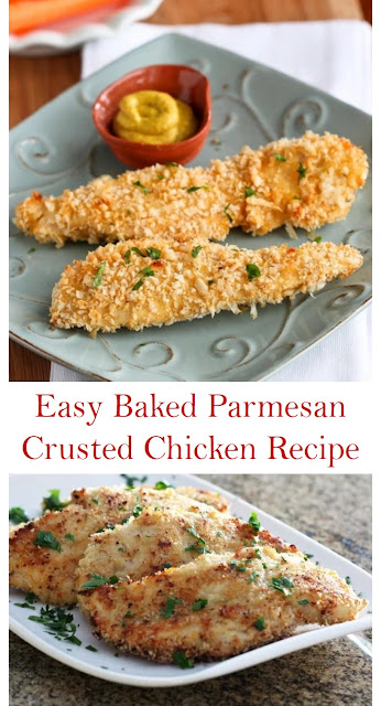 Easy Baked Parmesan Crusted Chicken Recipe - Healthy Tutorial