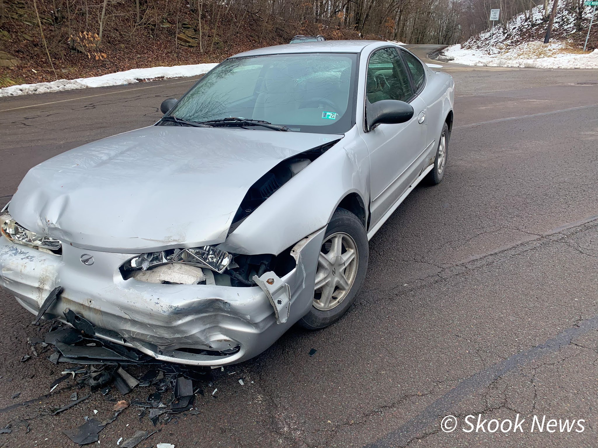 One Injured in Two Car Crash near Mahanoy City