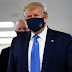 Finally Donald Trump Wears Mask During the Visit to Walter Reed Hospital