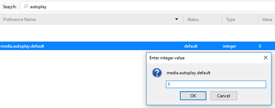 Firefox stop autoplay videos