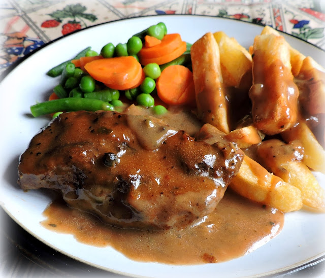 Braised Beef with a Peppercorn Sauce