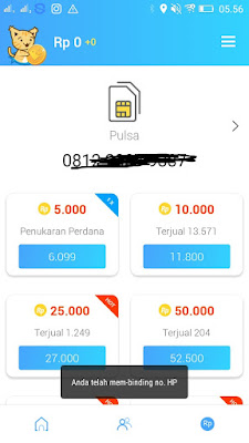 Aplikasi Pulsa Gratis dari Apk Reward Plus