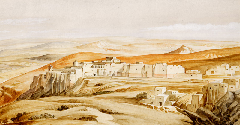 Paesaggio Betlemme Ai Tempi Di Gesù