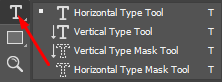 Horizontal type tool Photoshop dan fungsinya