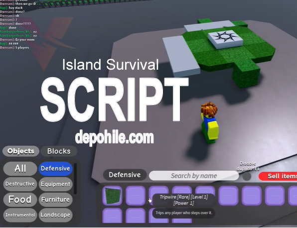 Roblox Island Survival Oyunu Elmas,Para Script Hilesi Yapımı