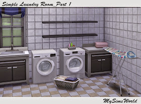MySimsWorld: Simple Laundry Room