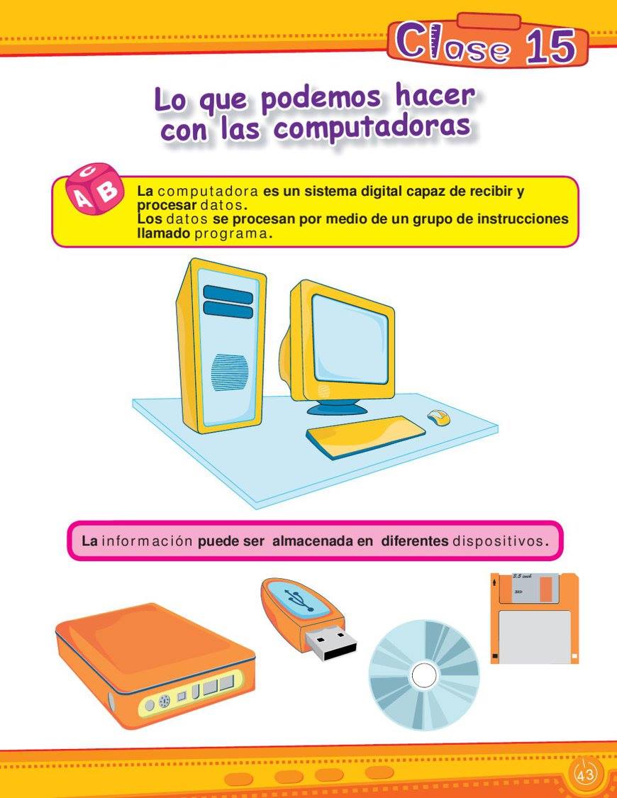 Fichas de Primaria Informática para niños Fichas de Primaria Informática para niños