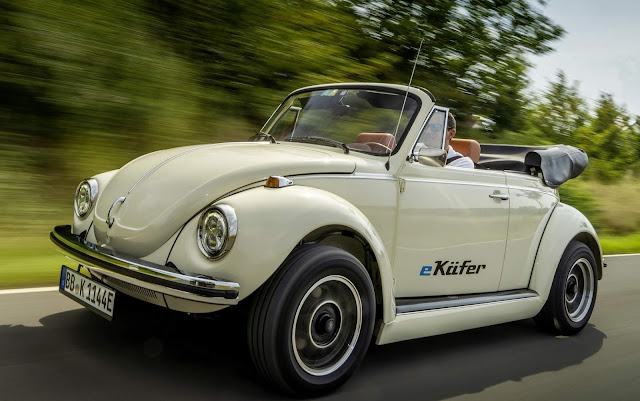 Volkswagen Fusca recebe motor elétrico do e-Up!