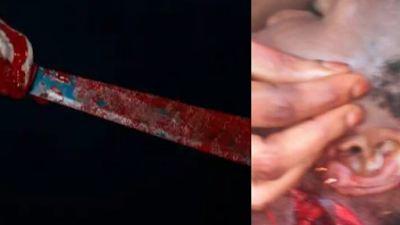 Man Splits His Wife’s Neck Open In A Bizarre Matchete Attack In Rivers (Viewers Discretion)