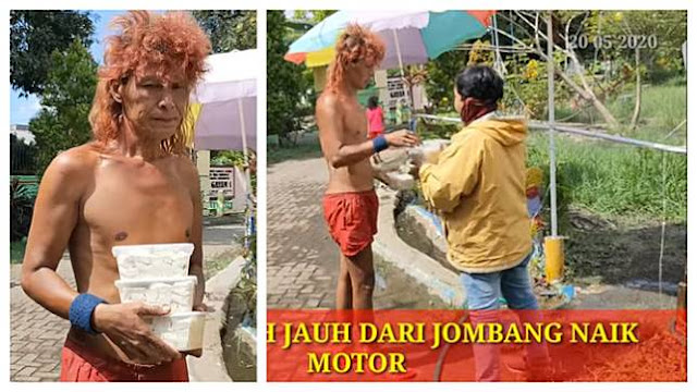 Viral Foto Mirip Orang Gila Dianggap Wali Allah