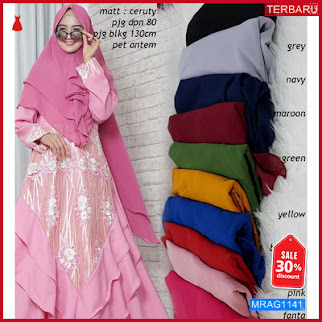 MRAG1141 SET WANITA KHIMAR SHABYAN PET ANTEM KERUDUNG BARU 2021