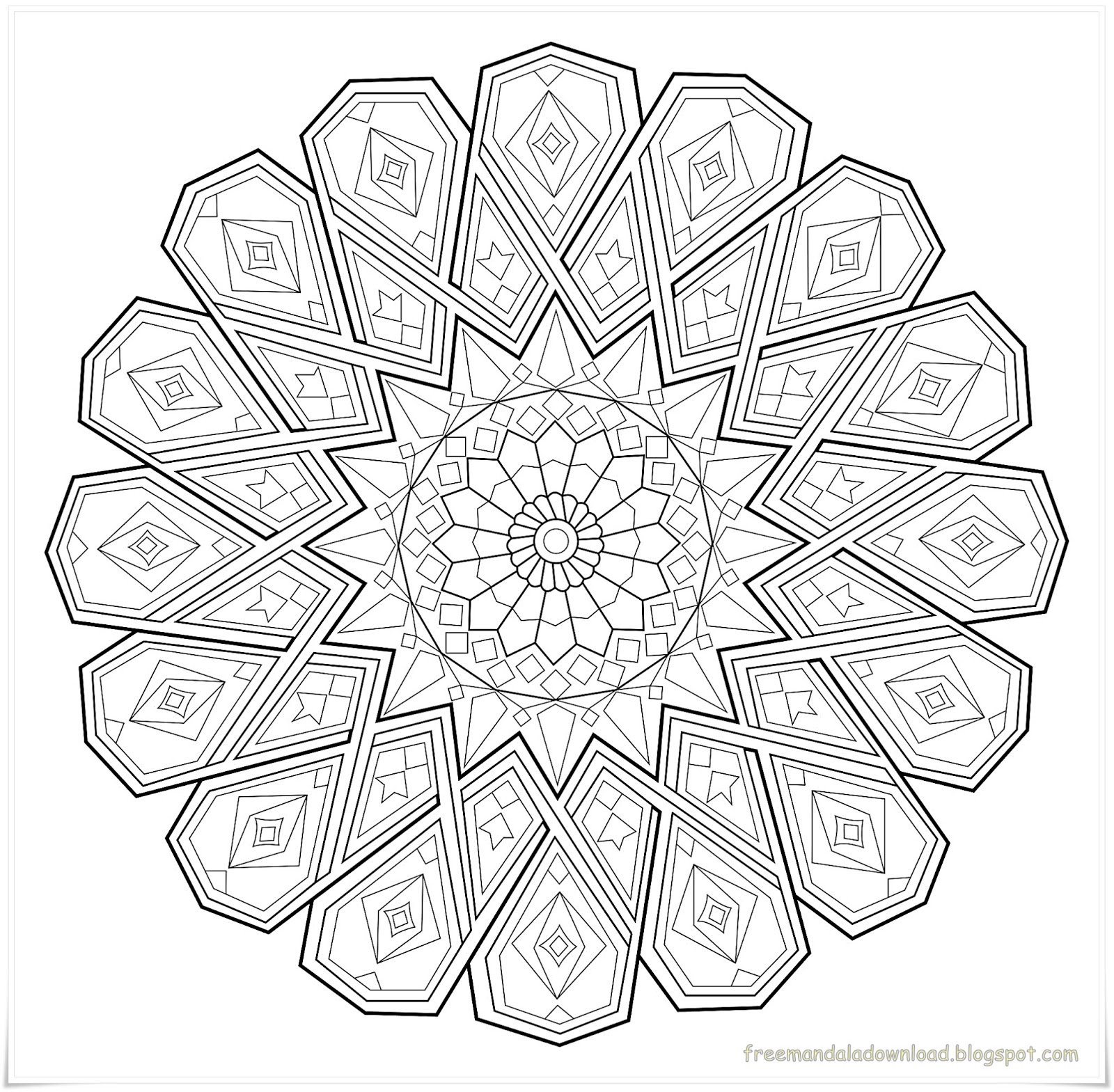 Schwierige Mandalas kostenloser Download von hoher Qualität /Difficult